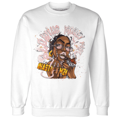 Red Stardust 3s Sweatshirt Match Blowing Money Fast Girl - NastyJamz