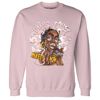 Red Stardust 3s Sweatshirt Match Blowing Money Fast Girl - NastyJamz