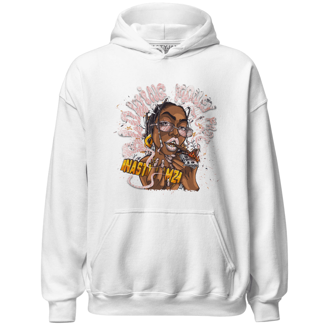 Red Stardust 3s Hoodie Match Blowing Money Fast Girl - NastyJamz