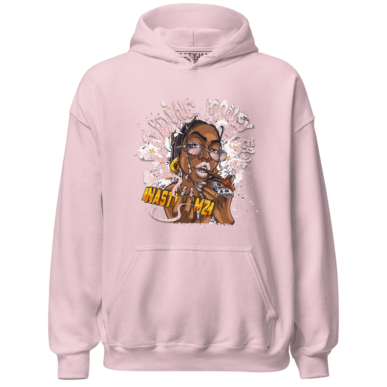 Red Stardust 3s Hoodie Match Blowing Money Fast Girl - NastyJamz