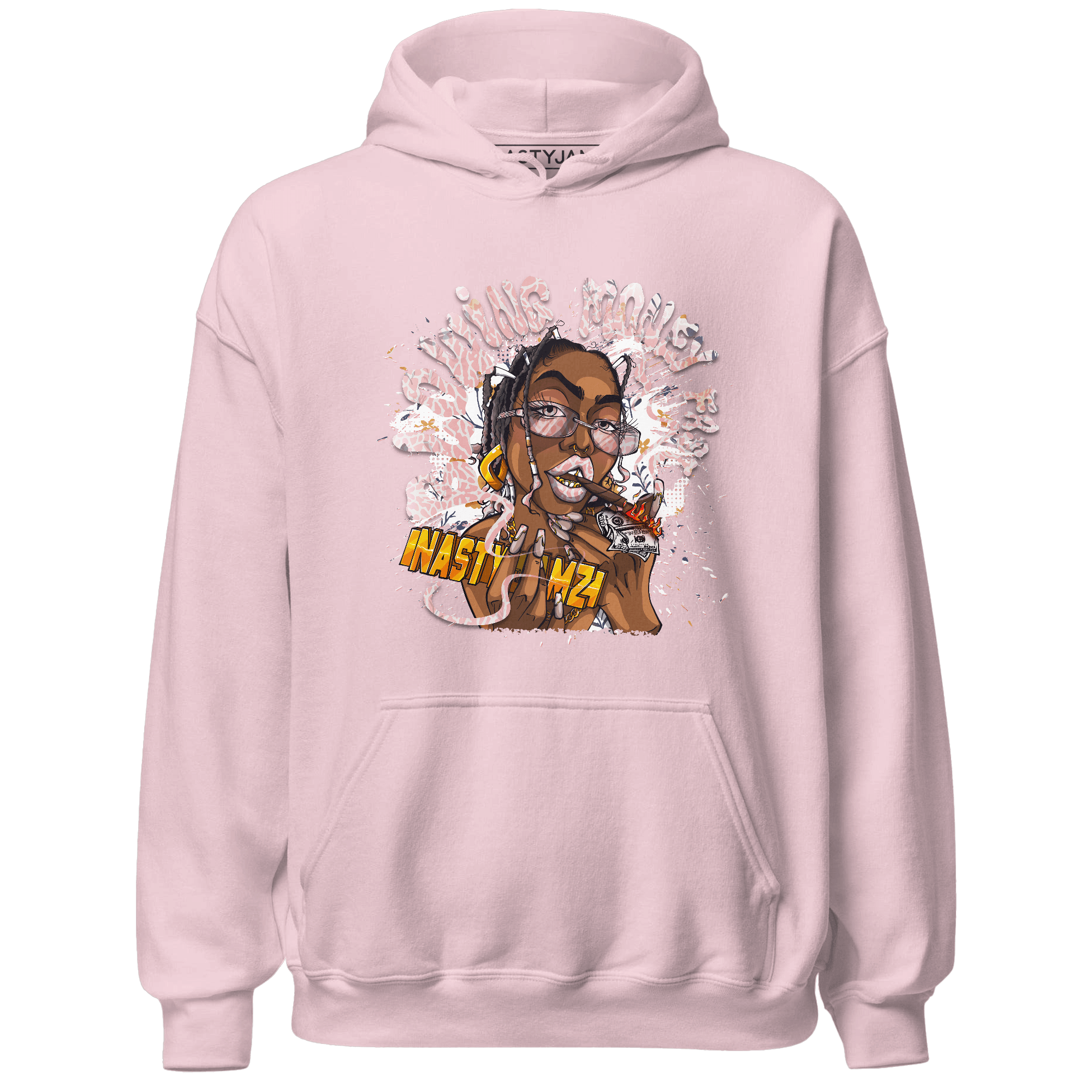 Red Stardust 3s Hoodie Match Blowing Money Fast Girl - NastyJamz