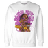 GS Hyper Violet 4s Sweatshirt Match Blowing Money Fast Girl - NastyJamz