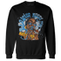 Industrial Blue 4s Sweatshirt Match Blowing Money Fast Girl - NastyJamz