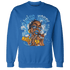 Industrial Blue 4s Sweatshirt Match Blowing Money Fast Girl - NastyJamz