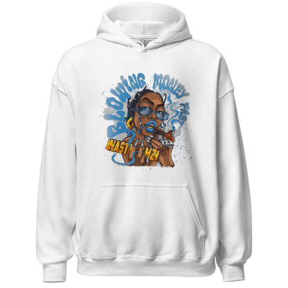 Industrial Blue 4s Hoodie Match Blowing Money Fast Girl - NastyJamz