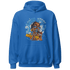 Industrial Blue 4s Hoodie Match Blowing Money Fast Girl - NastyJamz