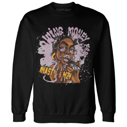 Orchid-Neutral-Grey-Black-White-4s-NastyJamz-Sweatshirt-Match-Blowing-Money-Fast-Girl