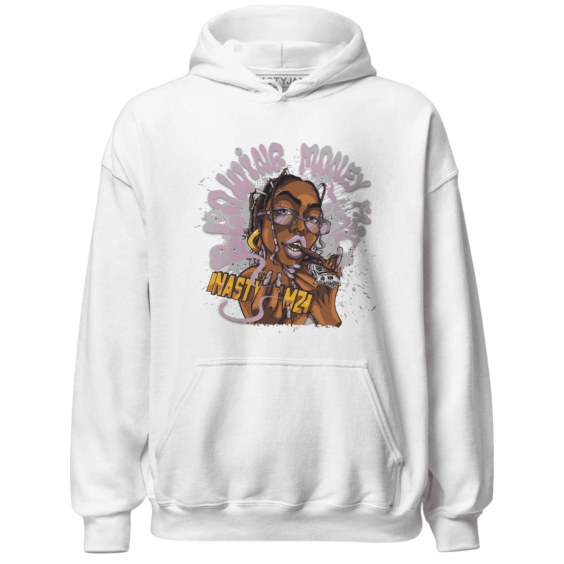 Orchid-Neutral-Grey-Black-White-4s-NastyJamz-Hoodie-Match-Blowing-Money-Fast-Girl