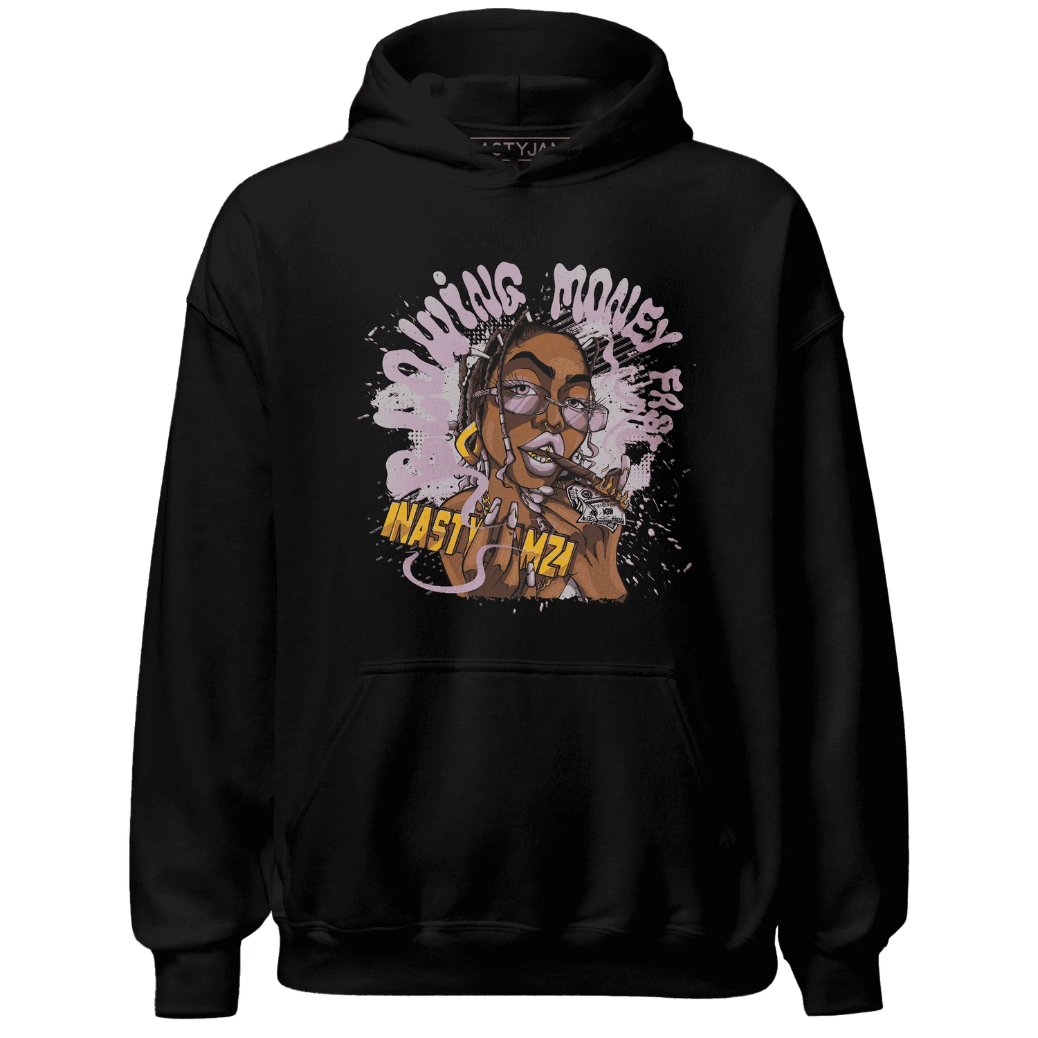 Orchid-Neutral-Grey-Black-White-4s-NastyJamz-Hoodie-Match-Blowing-Money-Fast-Girl