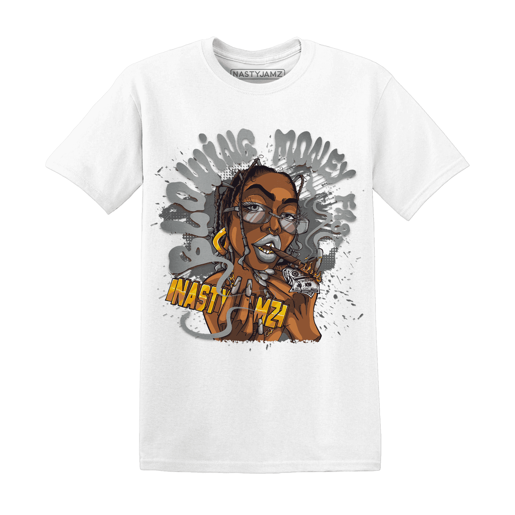 Paris Olympicsss 4s T Shirt Match Blowing Money Fast Girl - NastyJamz