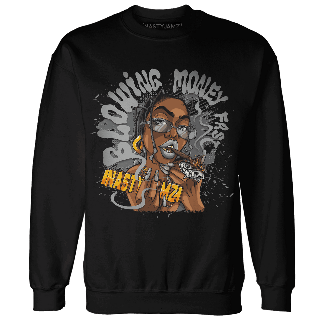 Paris Olympicsss 4s Sweatshirt Match Blowing Money Fast Girl - NastyJamz