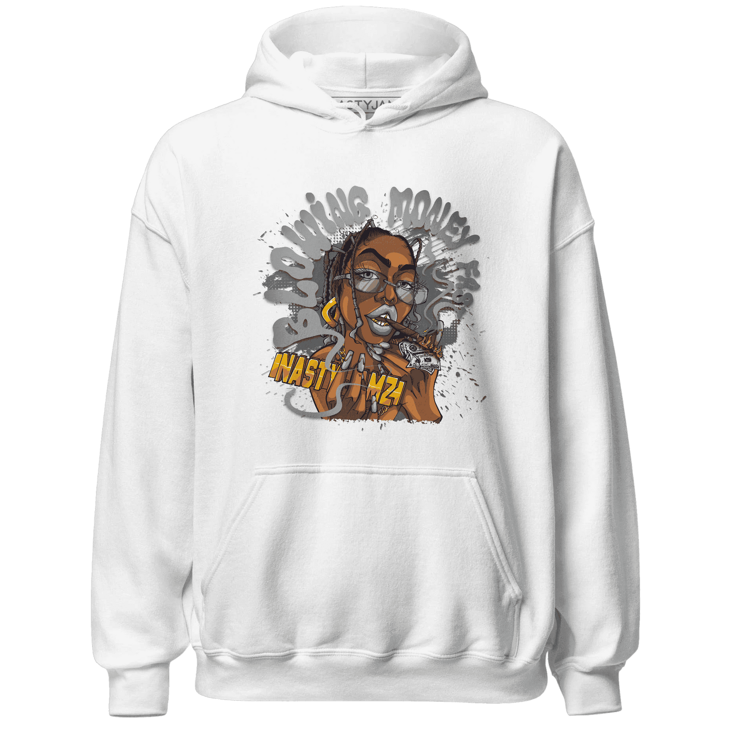 Paris Olympicsss 4s Hoodie Match Blowing Money Fast Girl - NastyJamz
