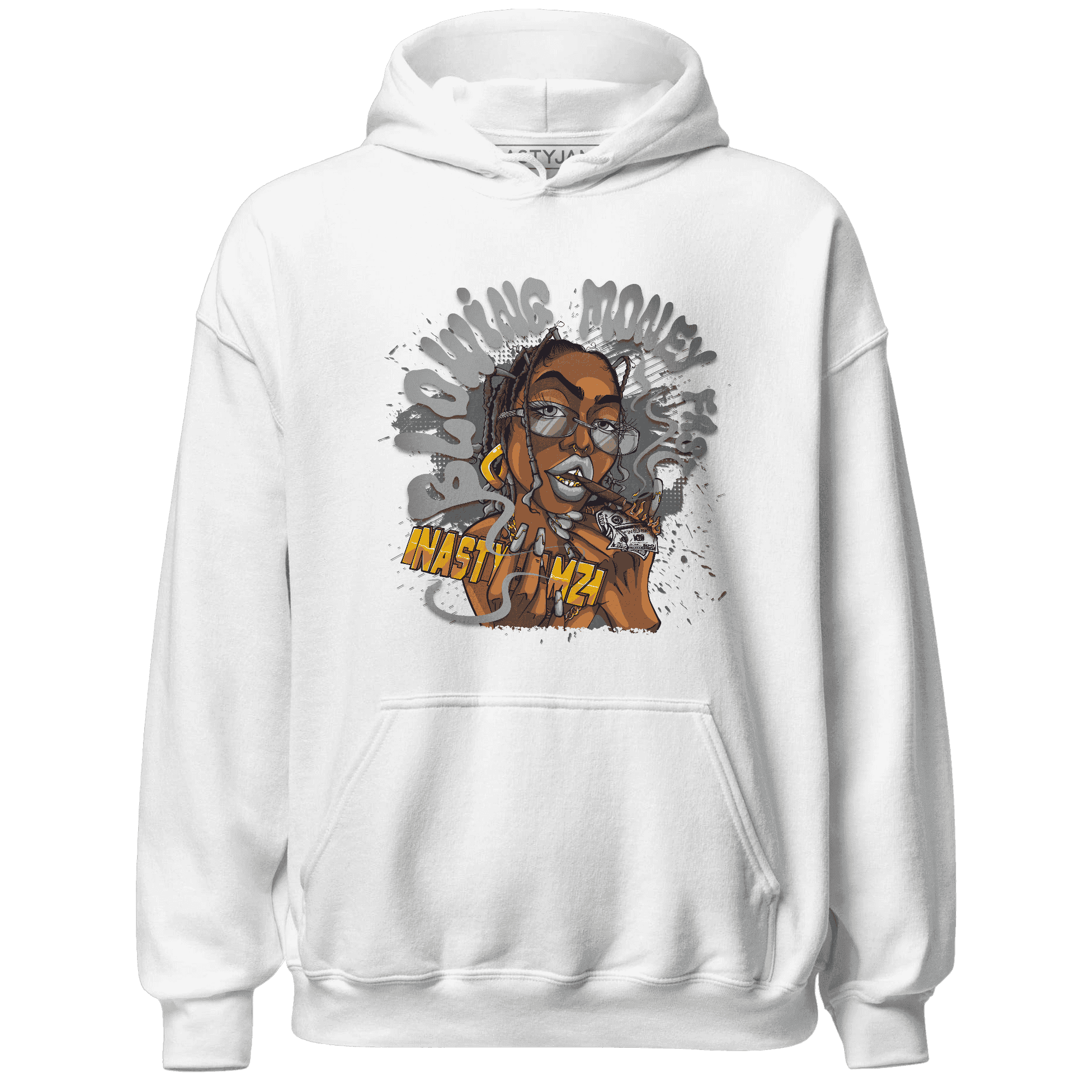 Paris Olympicsss 4s Hoodie Match Blowing Money Fast Girl - NastyJamz