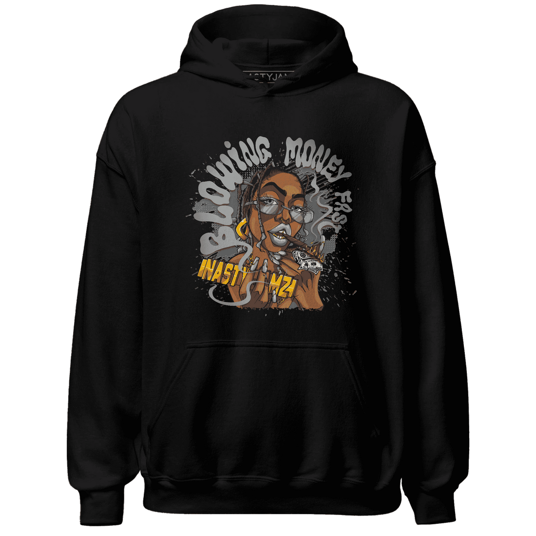 Paris Olympicsss 4s Hoodie Match Blowing Money Fast Girl - NastyJamz