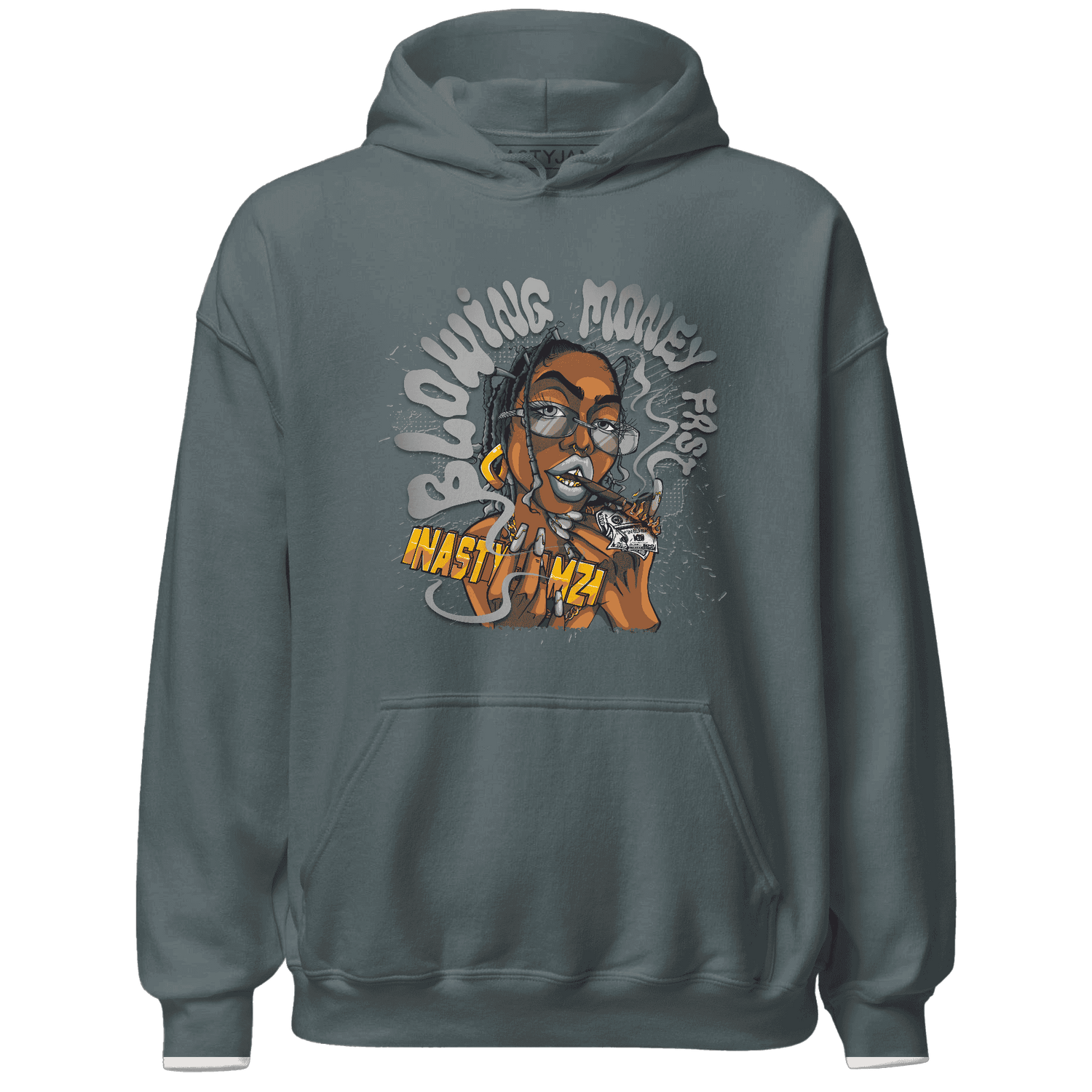 Paris Olympicsss 4s Hoodie Match Blowing Money Fast Girl - NastyJamz