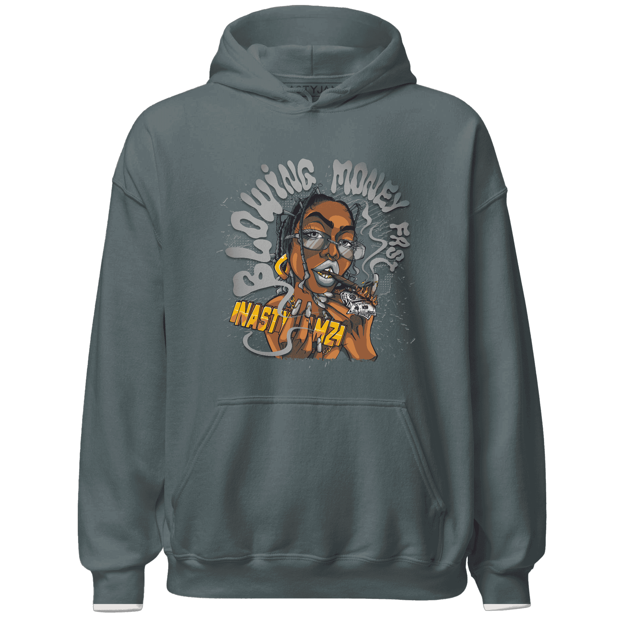 Paris Olympicsss 4s Hoodie Match Blowing Money Fast Girl - NastyJamz