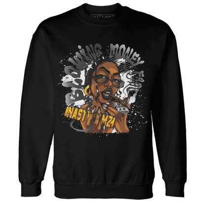 White-Thunder-4s-Sweatshirt-Match-Blowing-Money-Fast-Girl