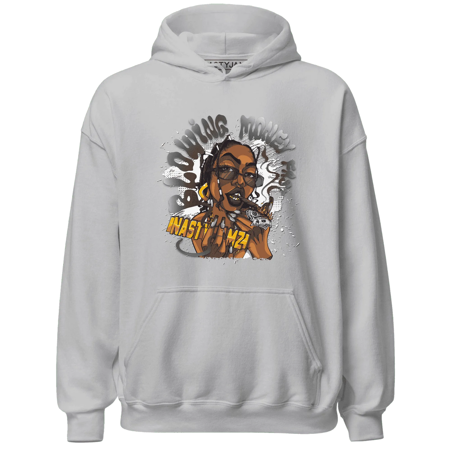 White-Thunder-4s-Hoodie-Match-Blowing-Money-Fast-Girl
