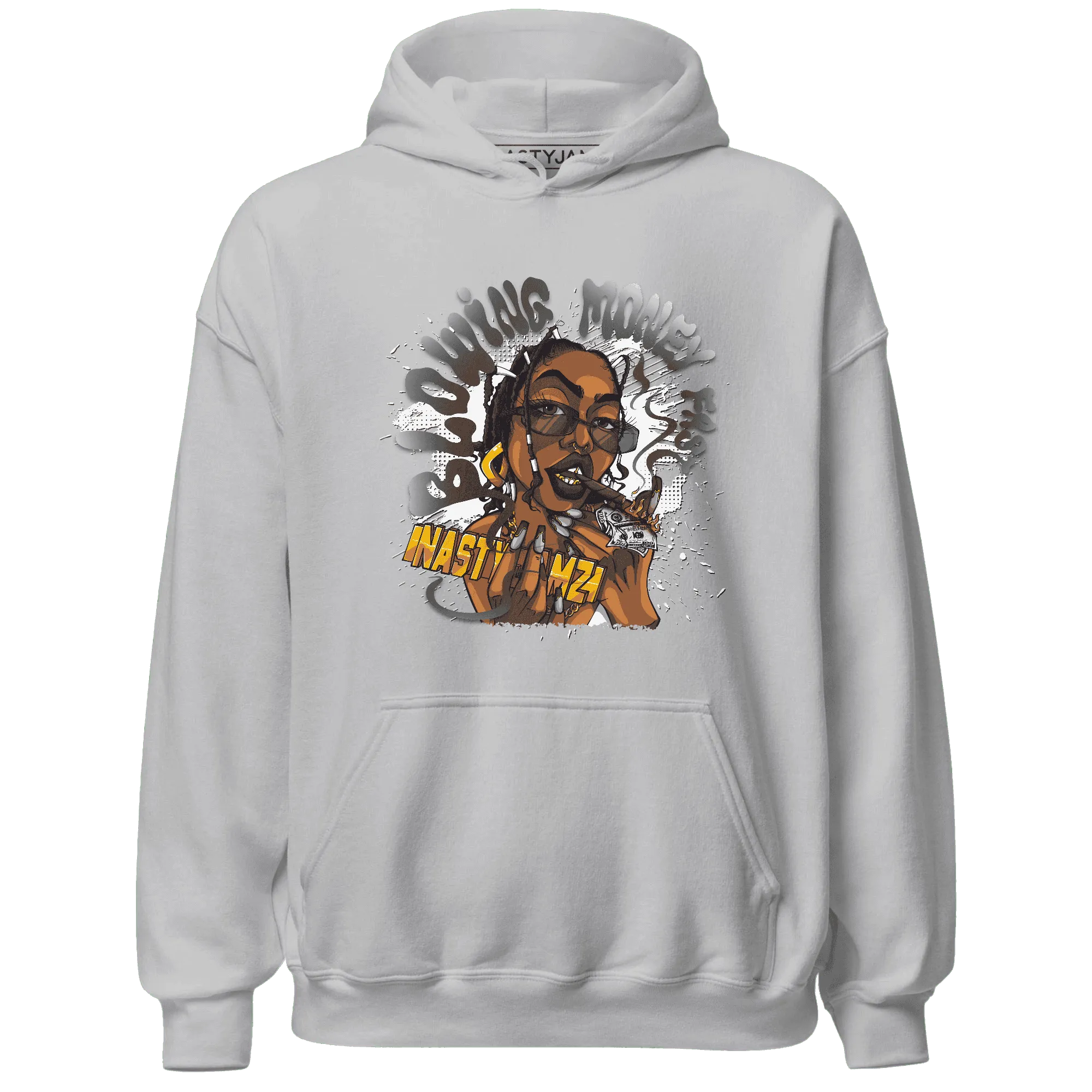 White-Thunder-4s-Hoodie-Match-Blowing-Money-Fast-Girl