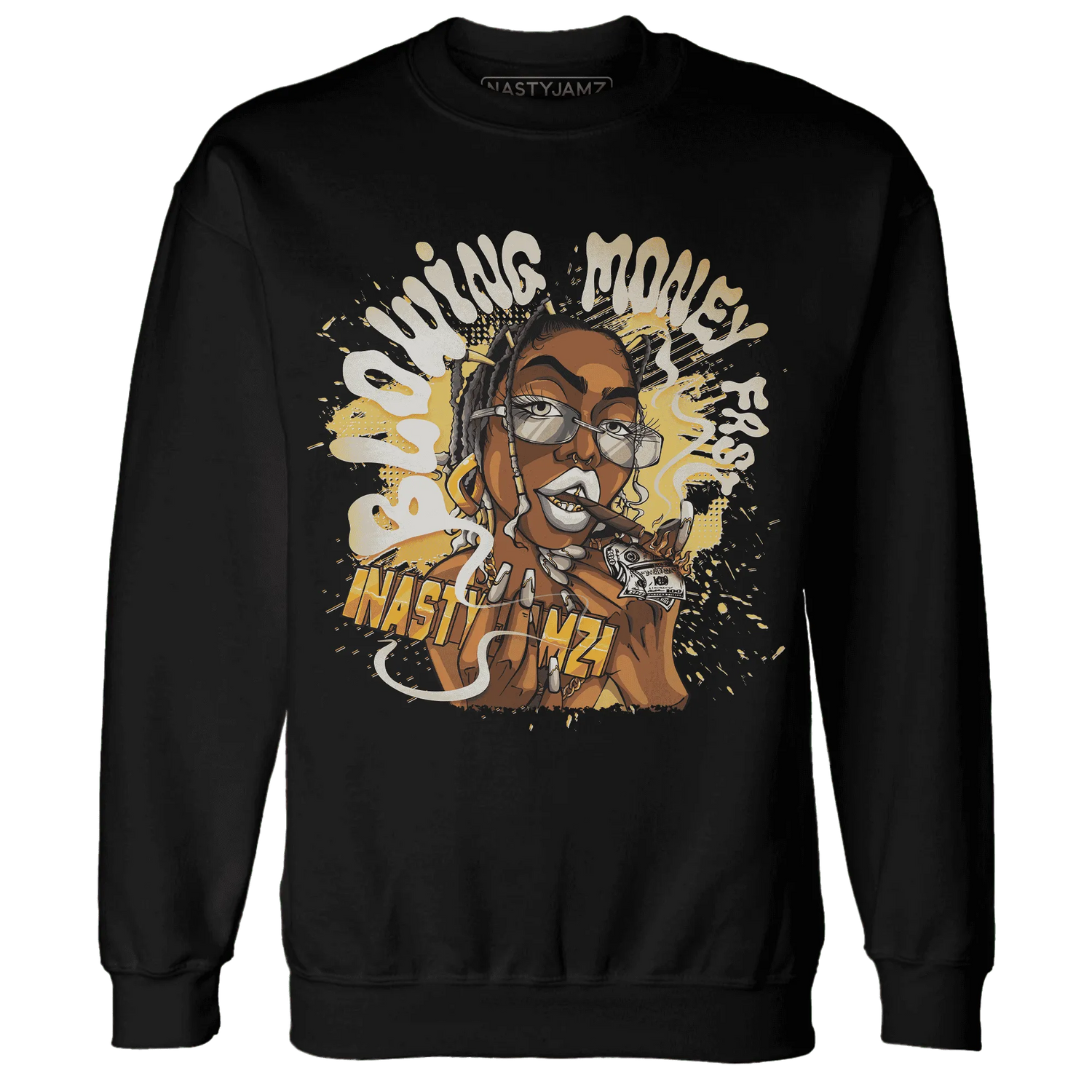 Paris-Olympicsss-6s-Sweatshirt-Match-Blowing-Money-Fast-Girl
