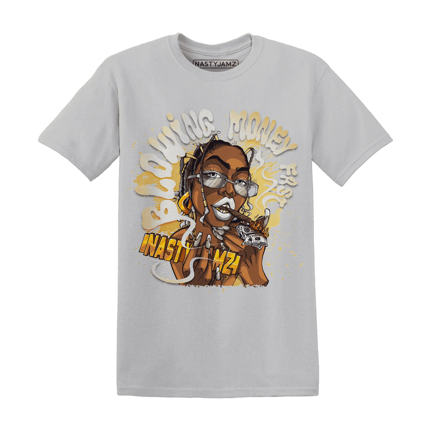 Paris-Olympicsss-6s-T-Shirt-Match-Blowing-Money-Fast-Girl