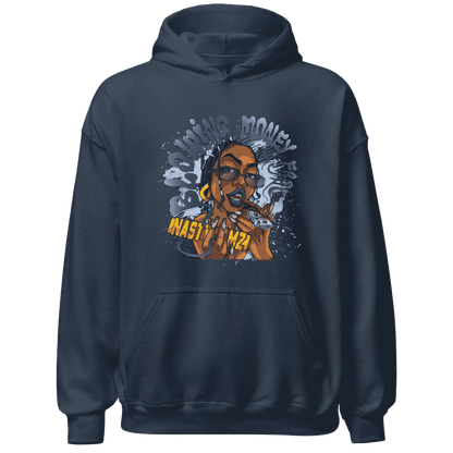 White-Navy-6s-Hoodie-Match-Blowing-Money-Fast-Girl