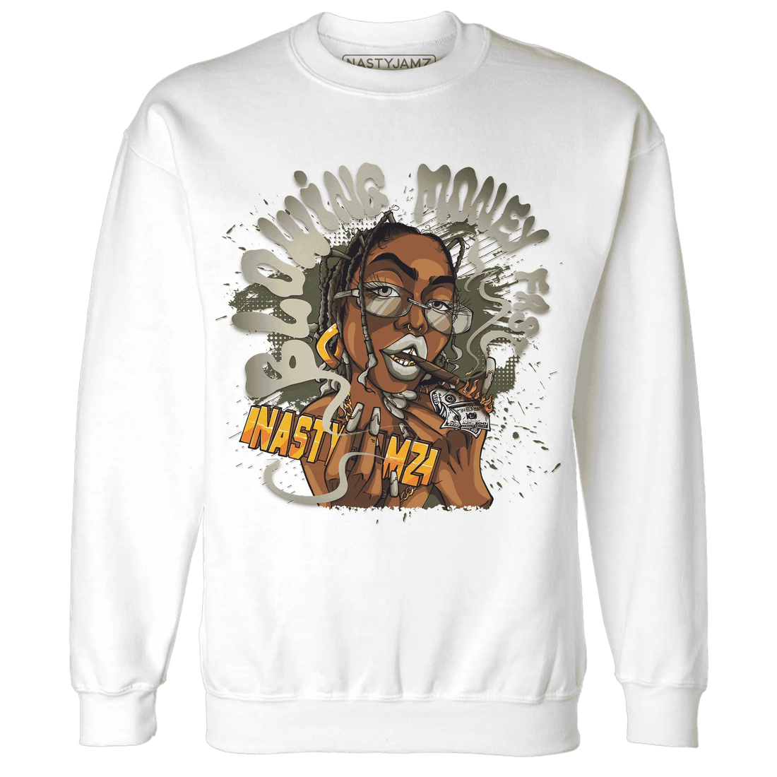 AM-1-Essential-Premium-NastyJamz-Sweatshirt-Match-Blowing-Money-Fast-Girl