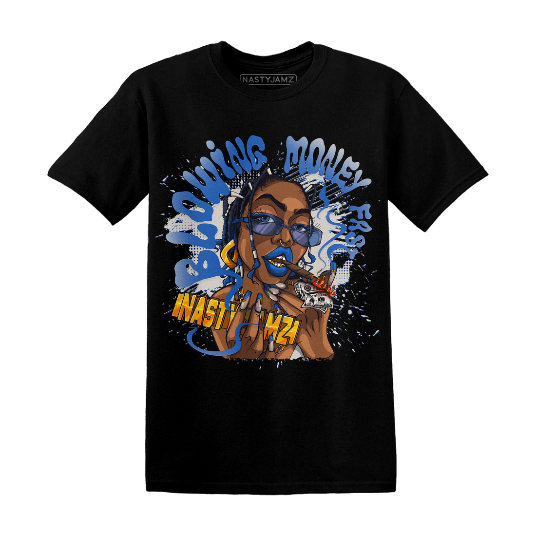 Air Max 1 86 Royal T Shirt Match Blowing Money Fast Girl - NastyJamz