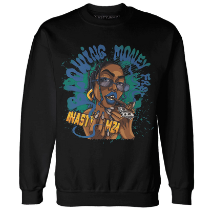 Dunk-Hyper-Royal-Malachite-NastyJamz-Sweatshirt-Match-Blowing-Money-Fast-Girl
