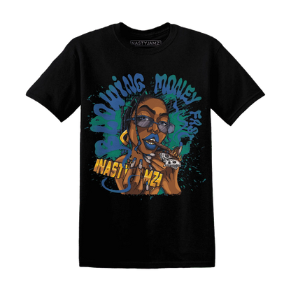 Dunk-Hyper-Royal-Malachite-NastyJamz-T-Shirt-Match-Blowing-Money-Fast-Girl