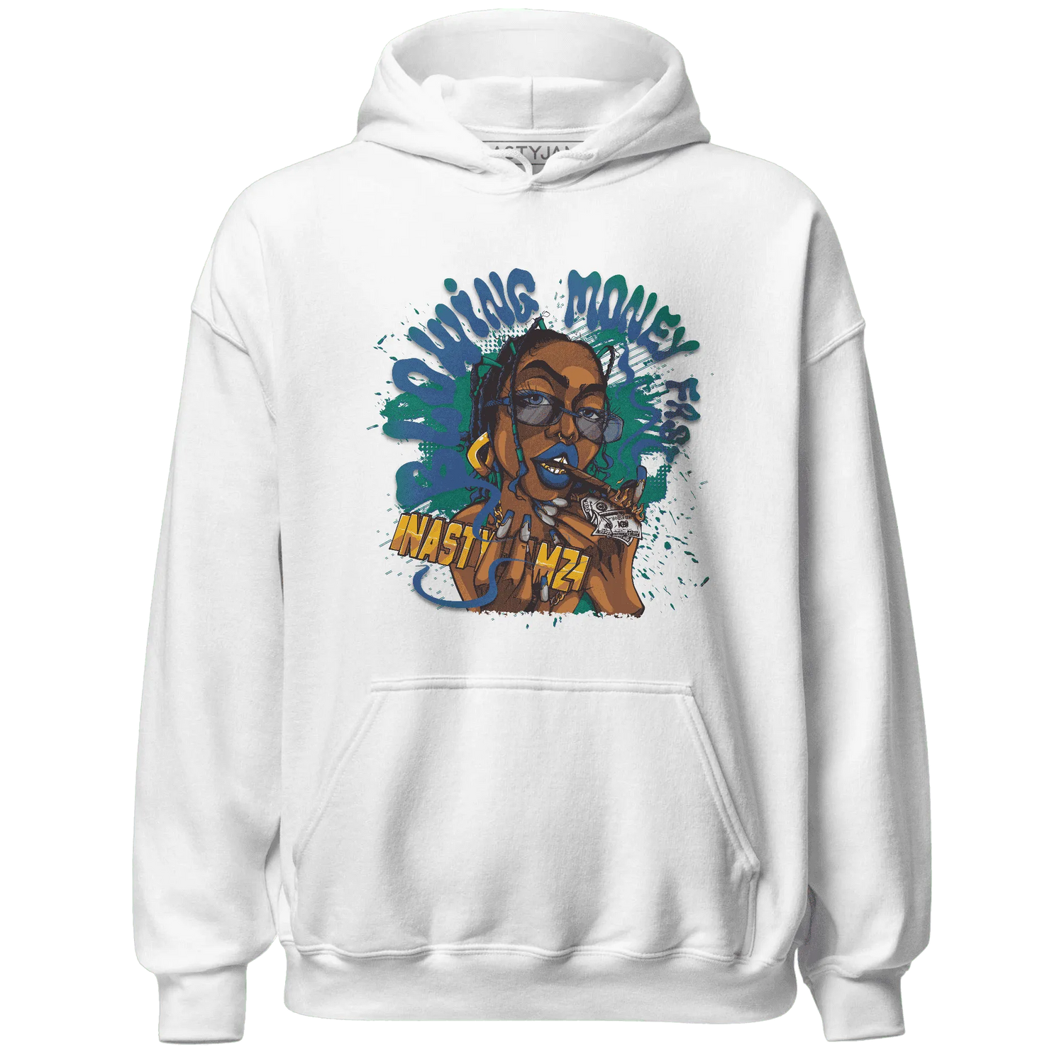 Dunk-Hyper-Royal-Malachite-NastyJamz-Hoodie-Match-Blowing-Money-Fast-Girl
