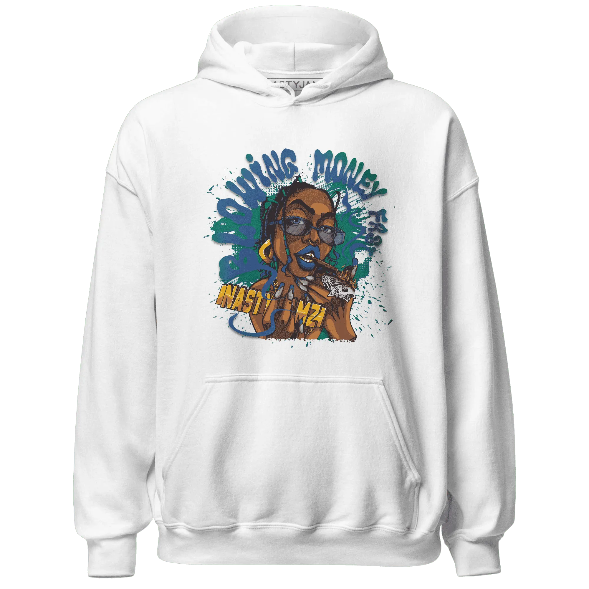 Dunk-Hyper-Royal-Malachite-NastyJamz-Hoodie-Match-Blowing-Money-Fast-Girl