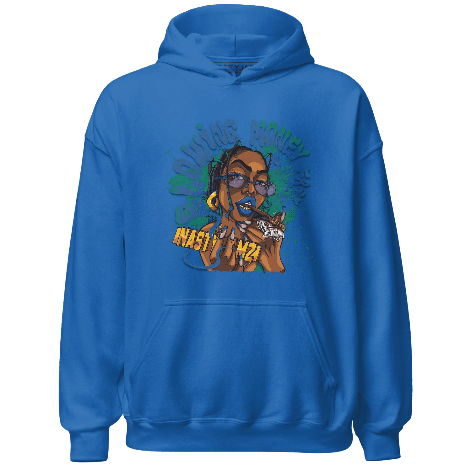 Dunk-Hyper-Royal-Malachite-NastyJamz-Hoodie-Match-Blowing-Money-Fast-Girl