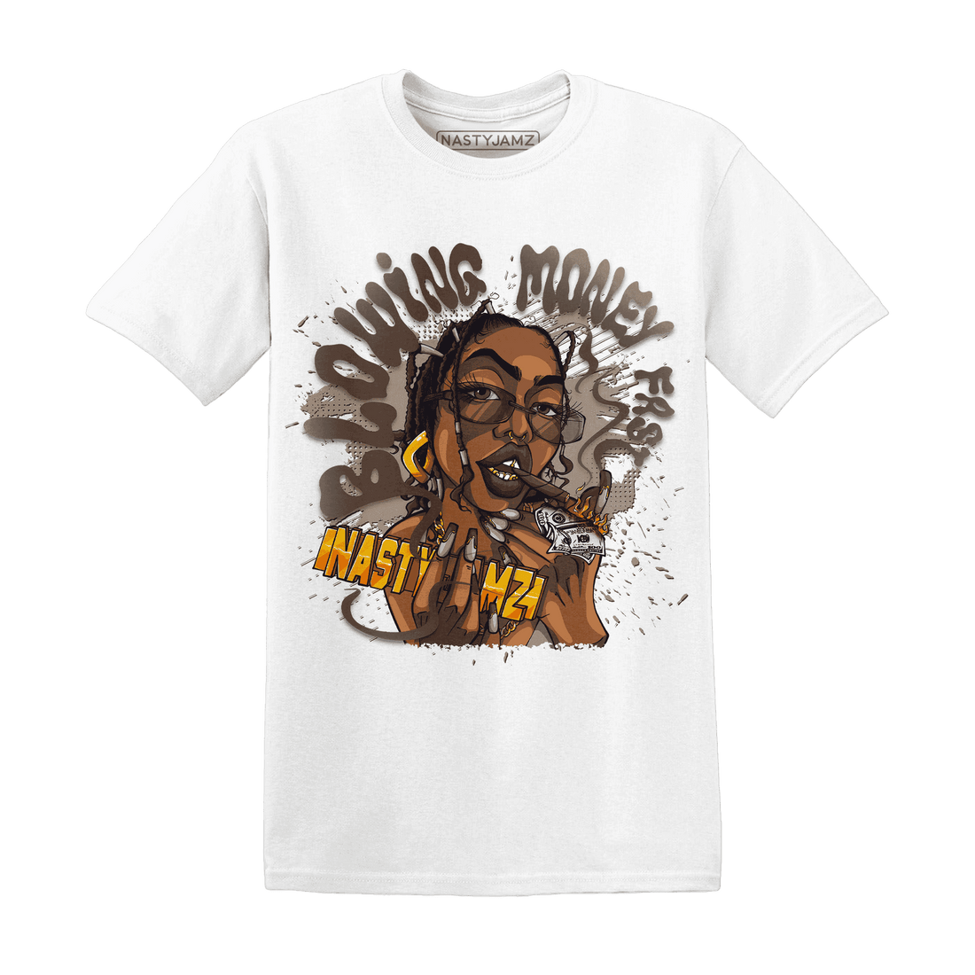 Dunk Low Baroque Brown T Shirt Match Blowing Money Fast Girl - NastyJamz