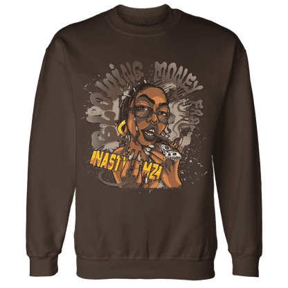 Dunk Low Baroque Brown Sweatshirt Match Blowing Money Fast Girl - NastyJamz