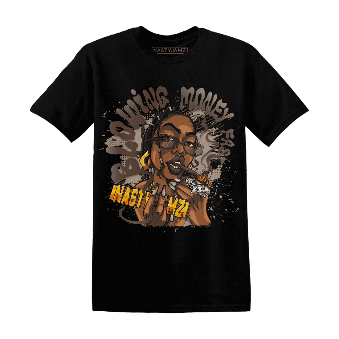 Dunk Low Baroque Brown T Shirt Match Blowing Money Fast Girl - NastyJamz