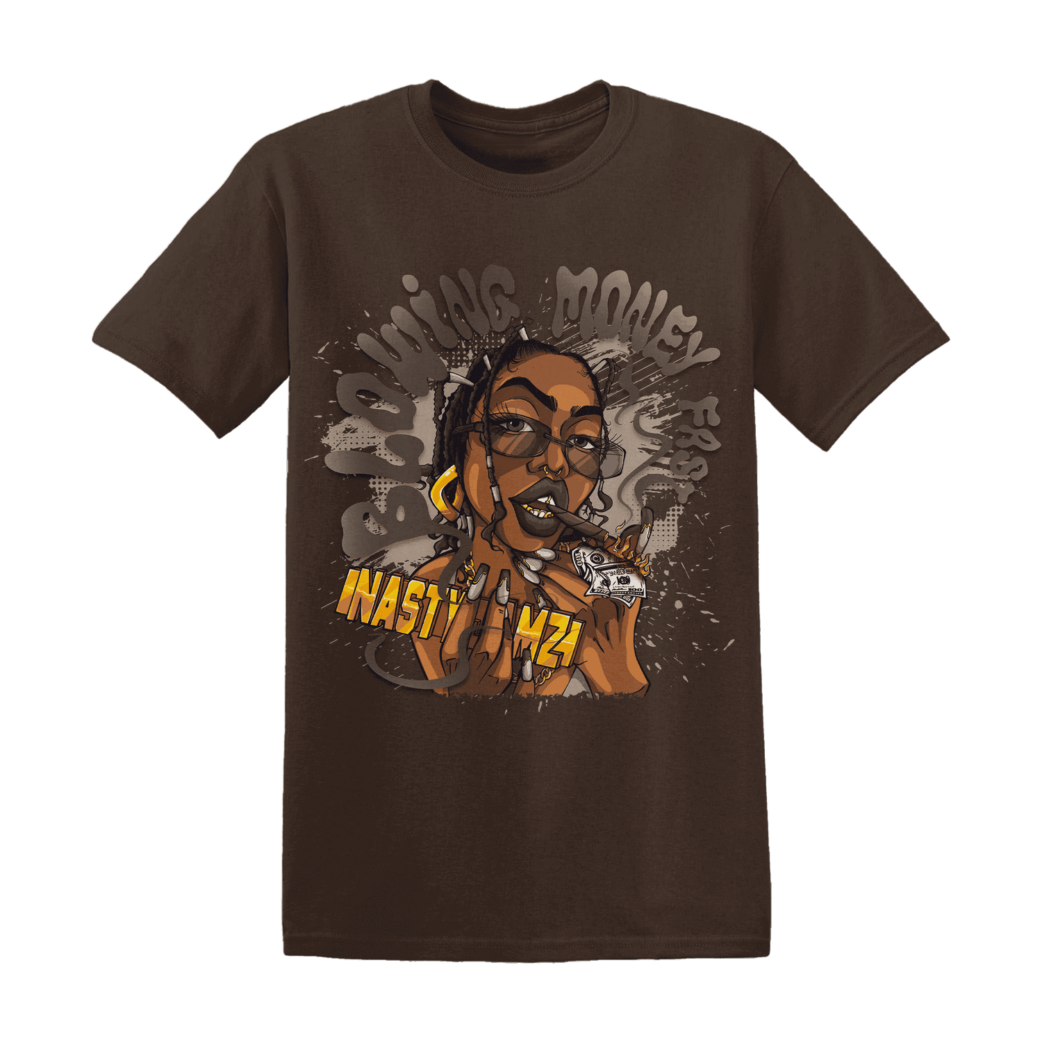 Dunk Low Baroque Brown T Shirt Match Blowing Money Fast Girl - NastyJamz