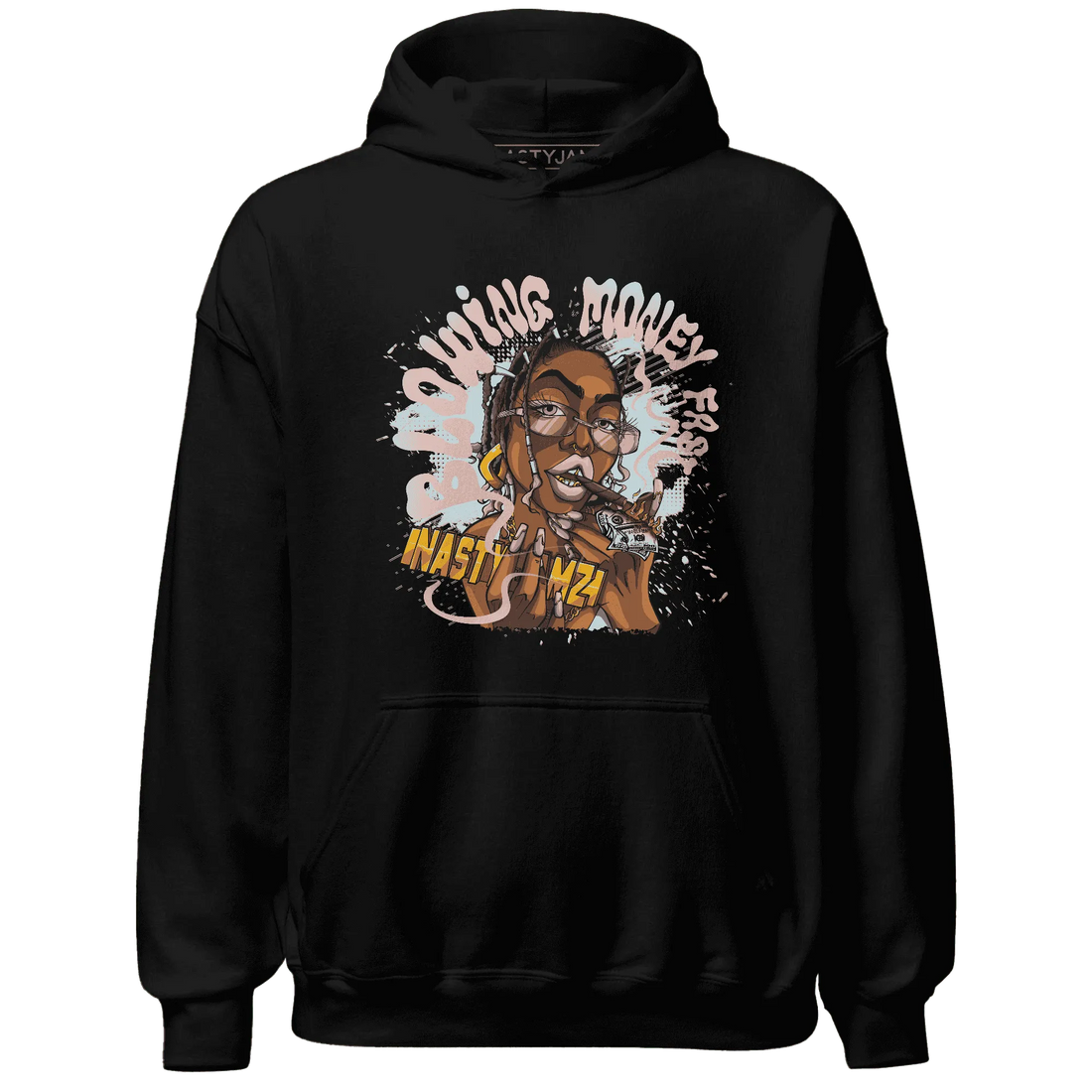 Dunk-Low-Glacier-Blue-Arctic-Orange-NastyJamz-Hoodie-Match-Blowing-Money-Fast-Girl
