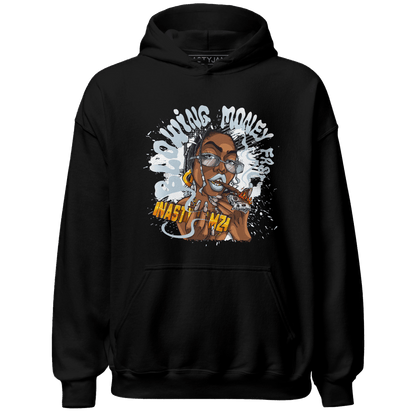 Blue Grey 13s Hoodie Match Blowing Money Fast Girl - NastyJamz