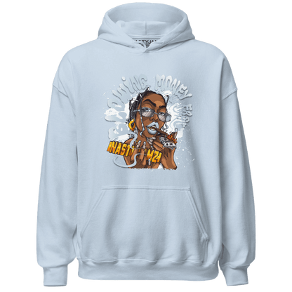 Blue Grey 13s Hoodie Match Blowing Money Fast Girl - NastyJamz