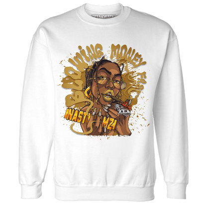 Wheat 13s Sweatshirt Match Blowing Money Fast Girl - NastyJamz