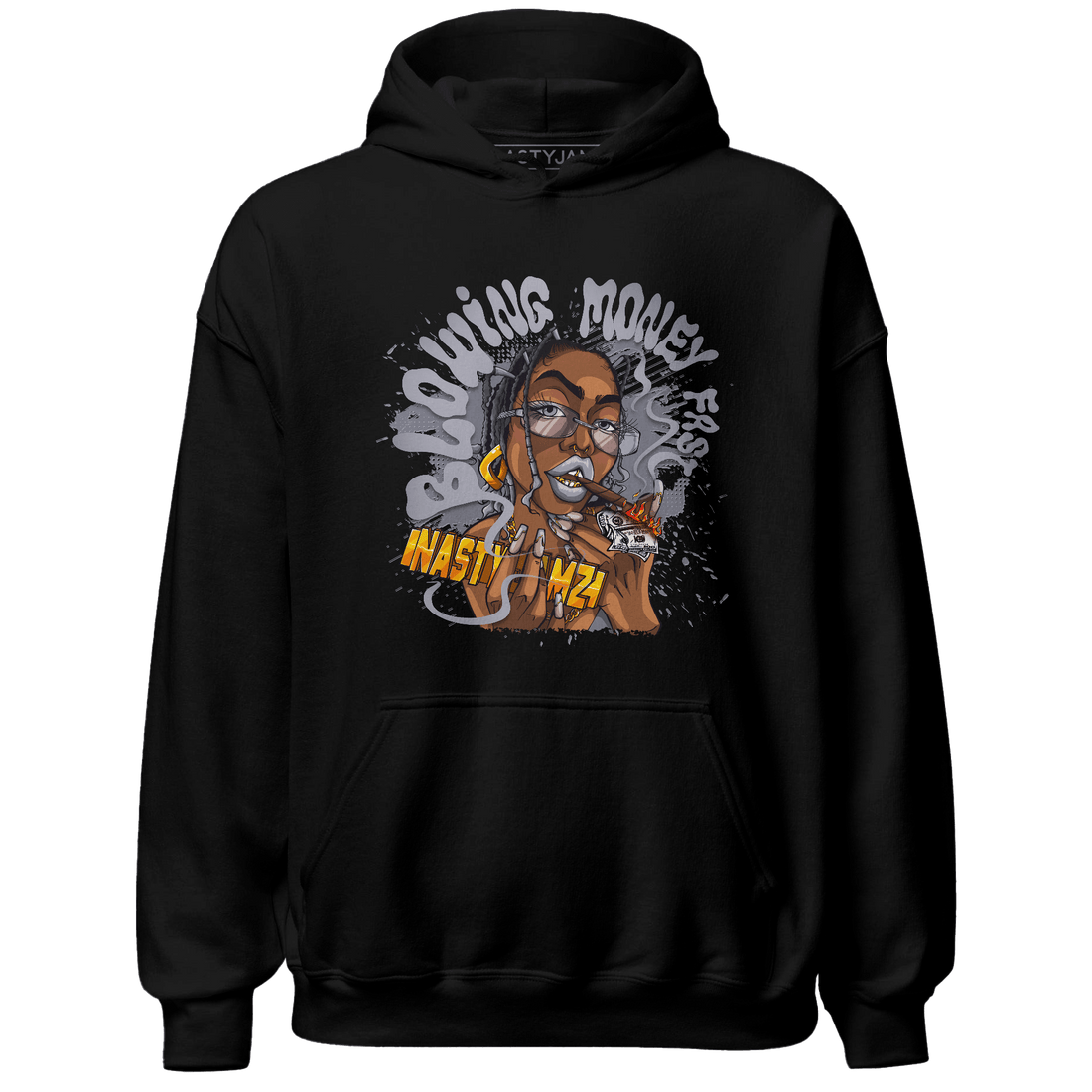 Stealth 14s Hoodie Match Blowing Money Fast Girl - NastyJamz