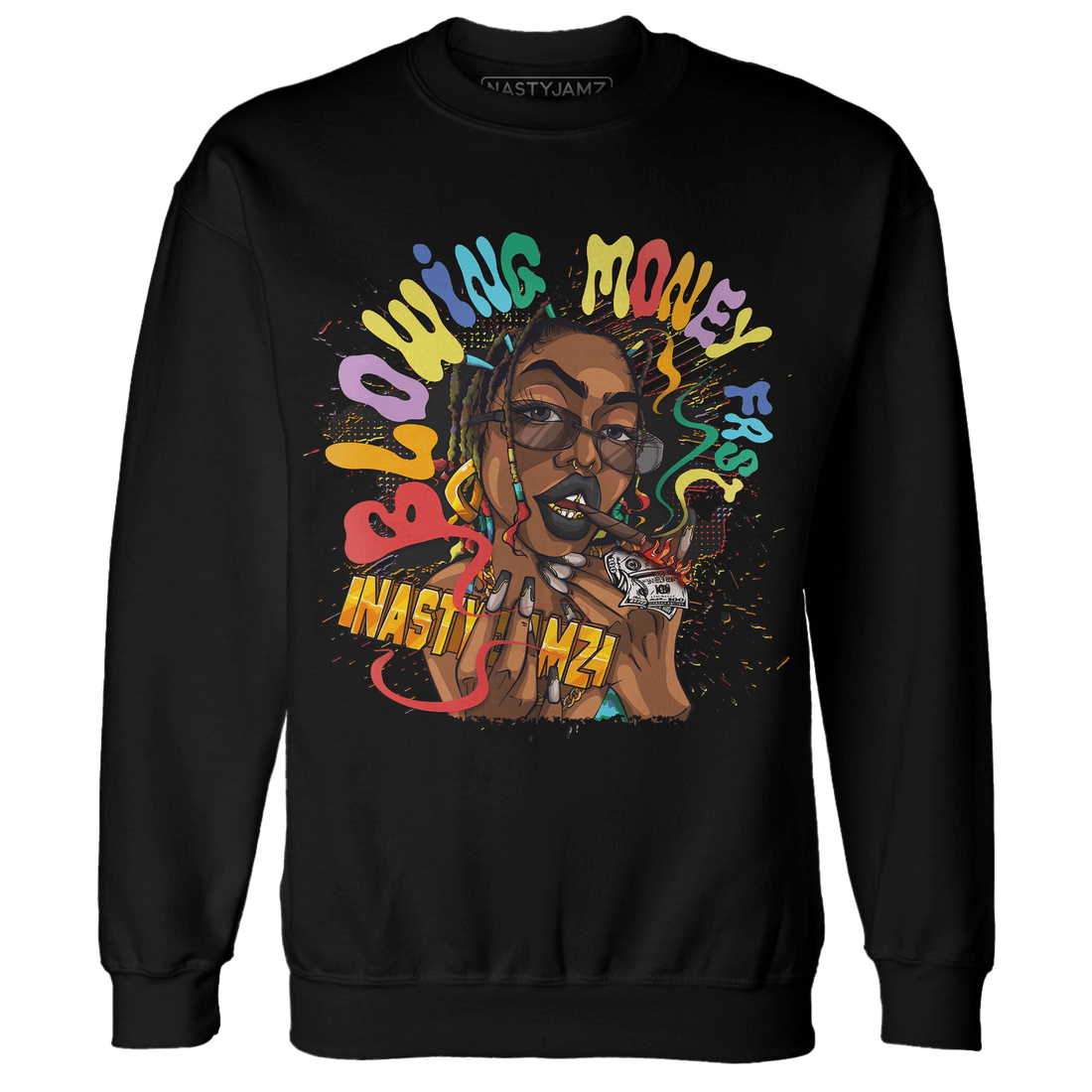Mid GS Six Championships 1s Sweatshirt Match Blowing Money Fast Girl - NastyJamz