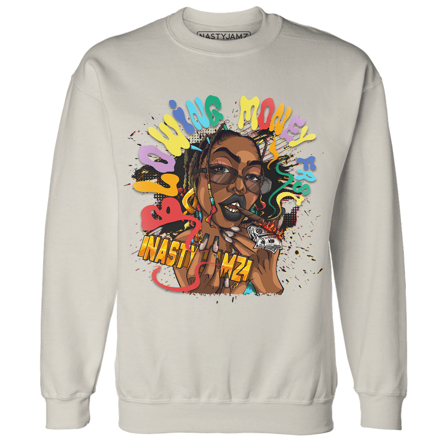 Mid GS Six Championships 1s Sweatshirt Match Blowing Money Fast Girl - NastyJamz