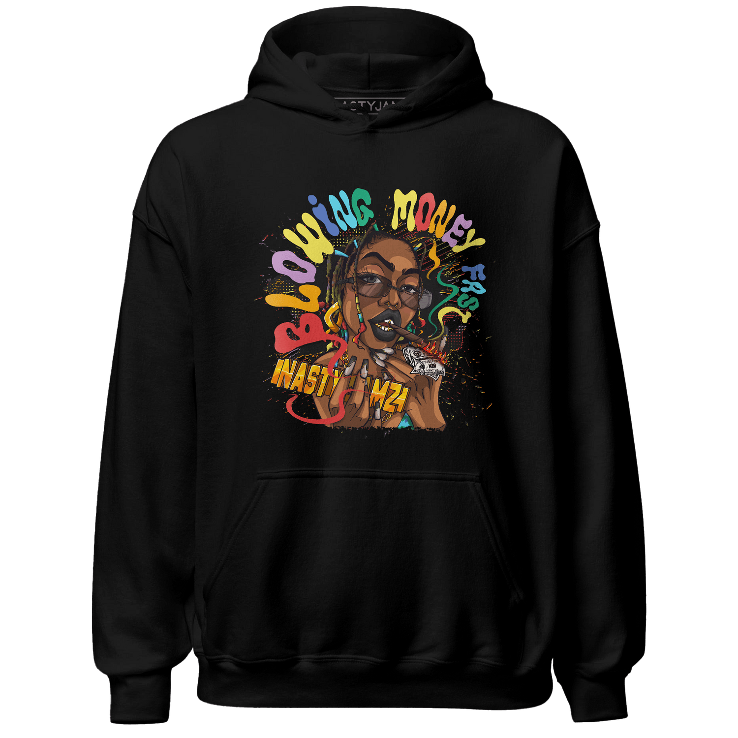 Mid GS Six Championships 1s Hoodie Match Blowing Money Fast Girl - NastyJamz