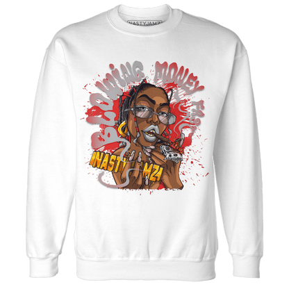 Bred Reimagined 4s Sweatshirt Match Blowing Money Fast Girl - NastyJamz