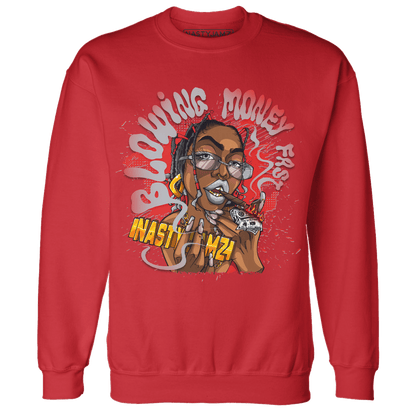 Bred Reimagined 4s Sweatshirt Match Blowing Money Fast Girl - NastyJamz