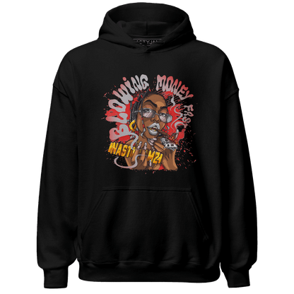 Bred Reimagined 4s Hoodie Match Blowing Money Fast Girl - NastyJamz