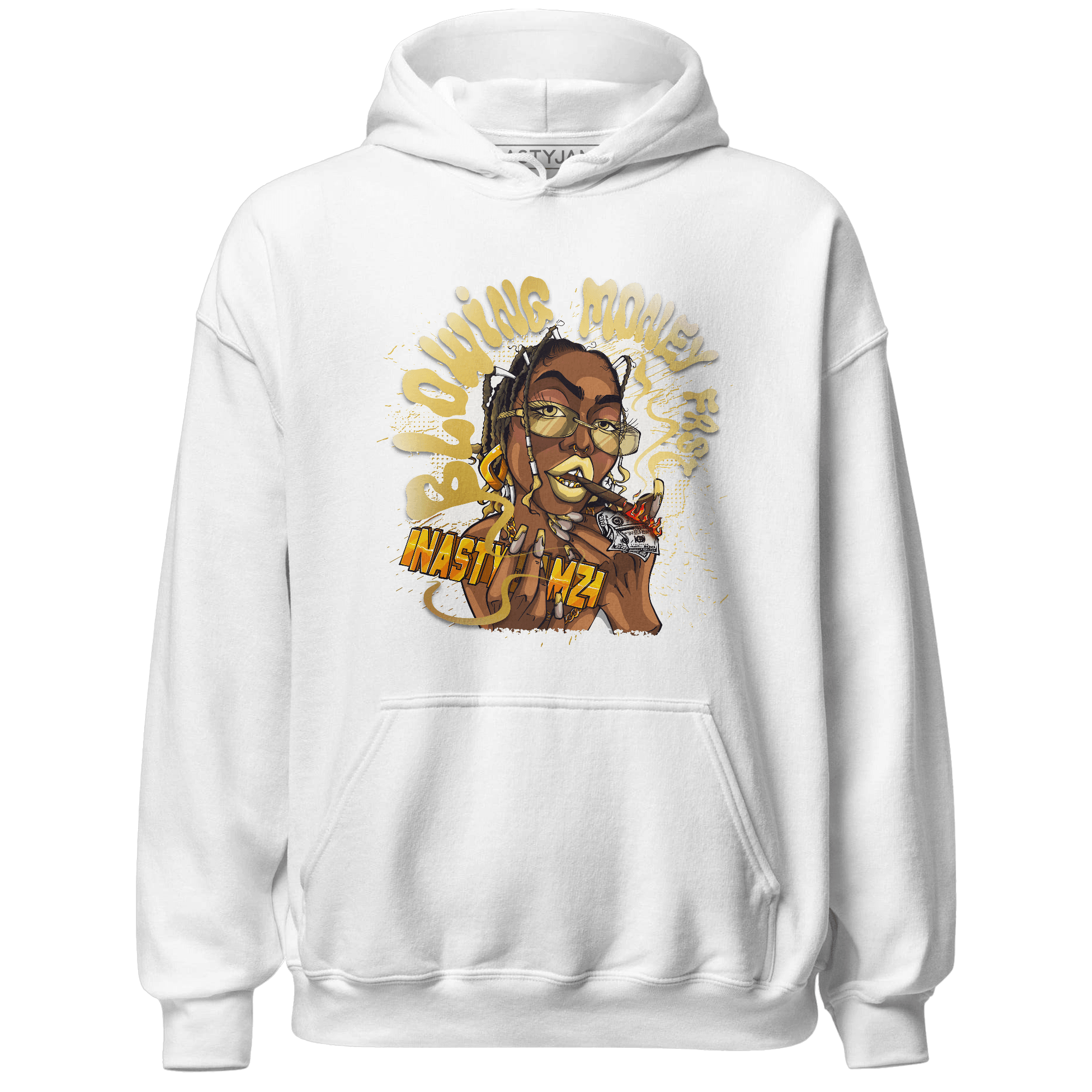 Sail 4s Hoodie Match Blowing Money Fast Girl - NastyJamz