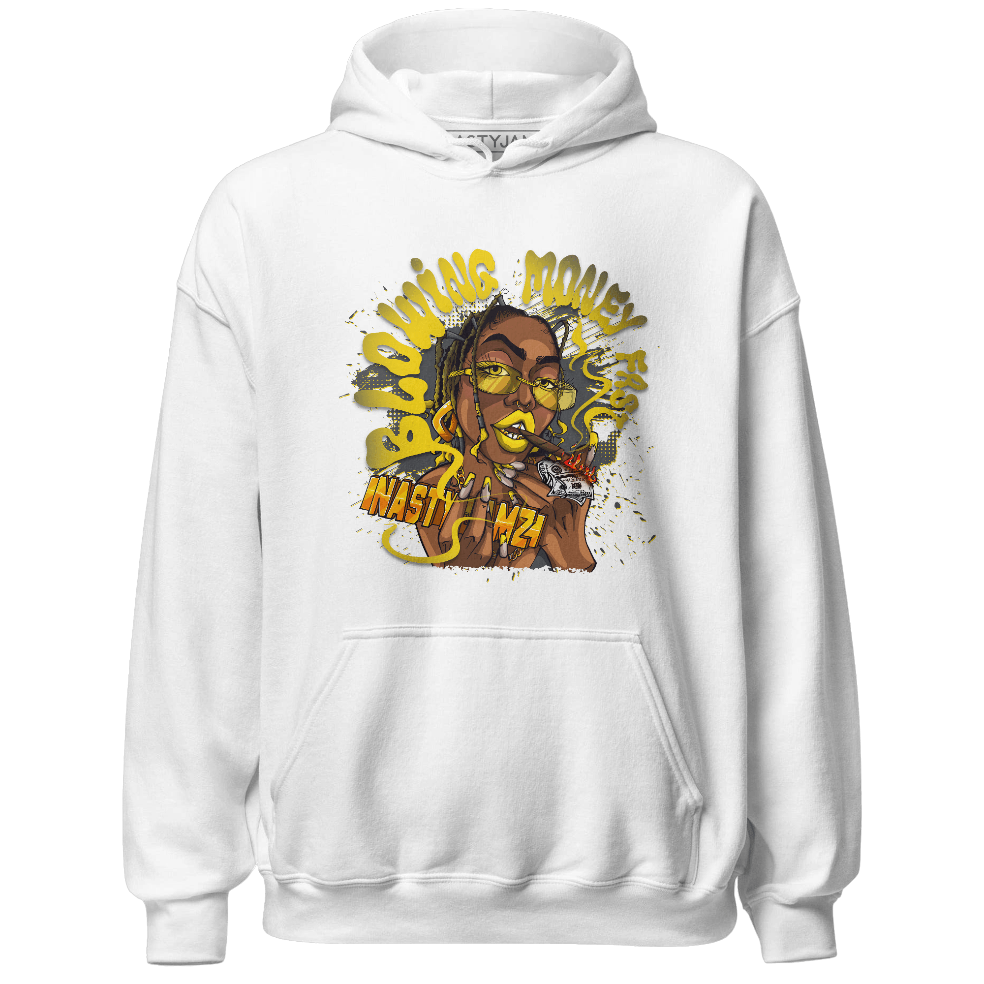 Thunder 4s Hoodie Match Blowing Money Fast Girl - NastyJamz